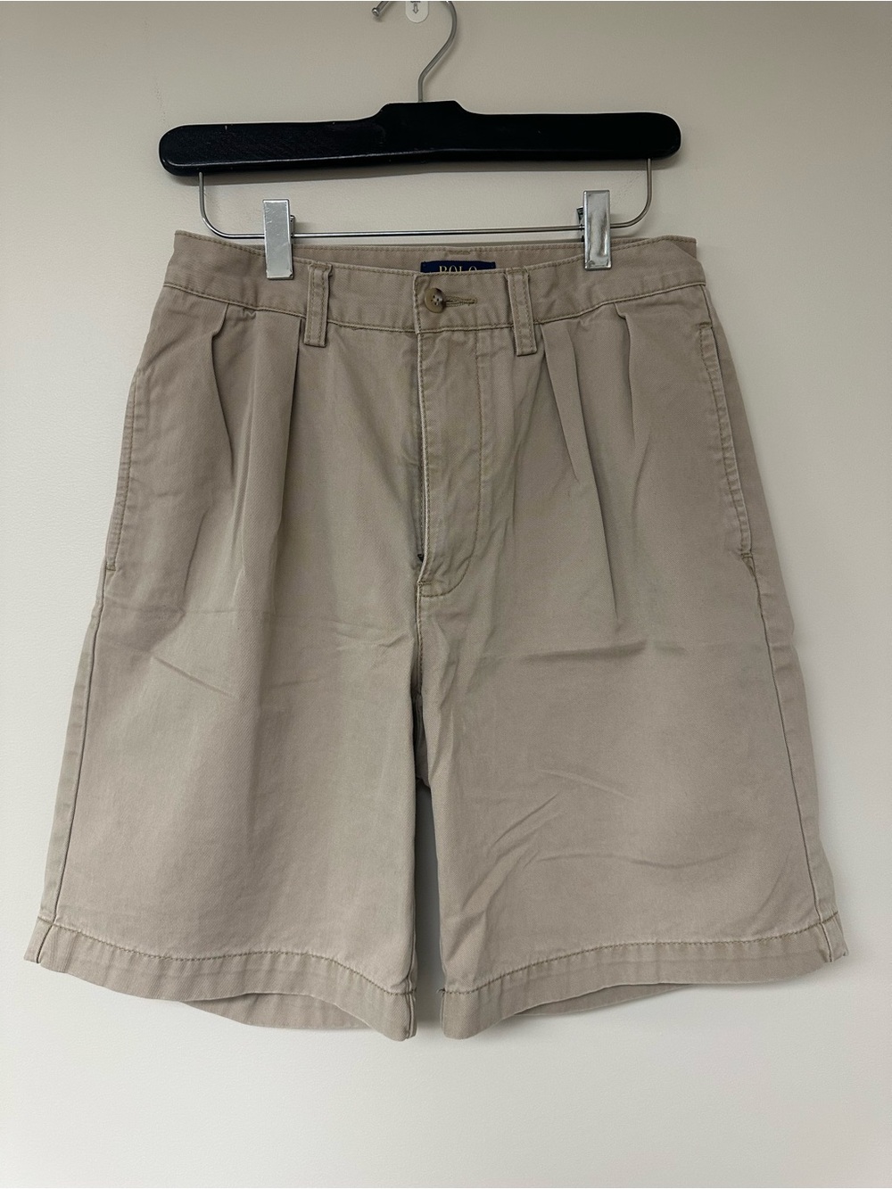 Ralph Lauren Men's Flat-Front Khaki Shorts